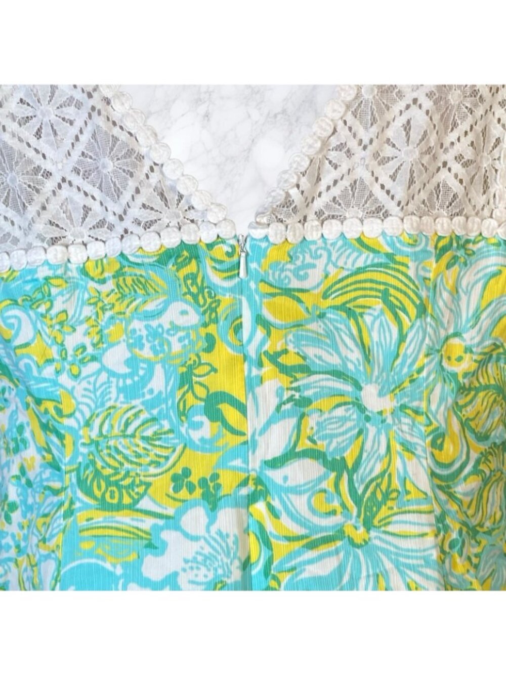 Lilly Pulitzer Sofia Dandelion Yellow Beach Gypsies Shift Dress - Picture 11 of 12